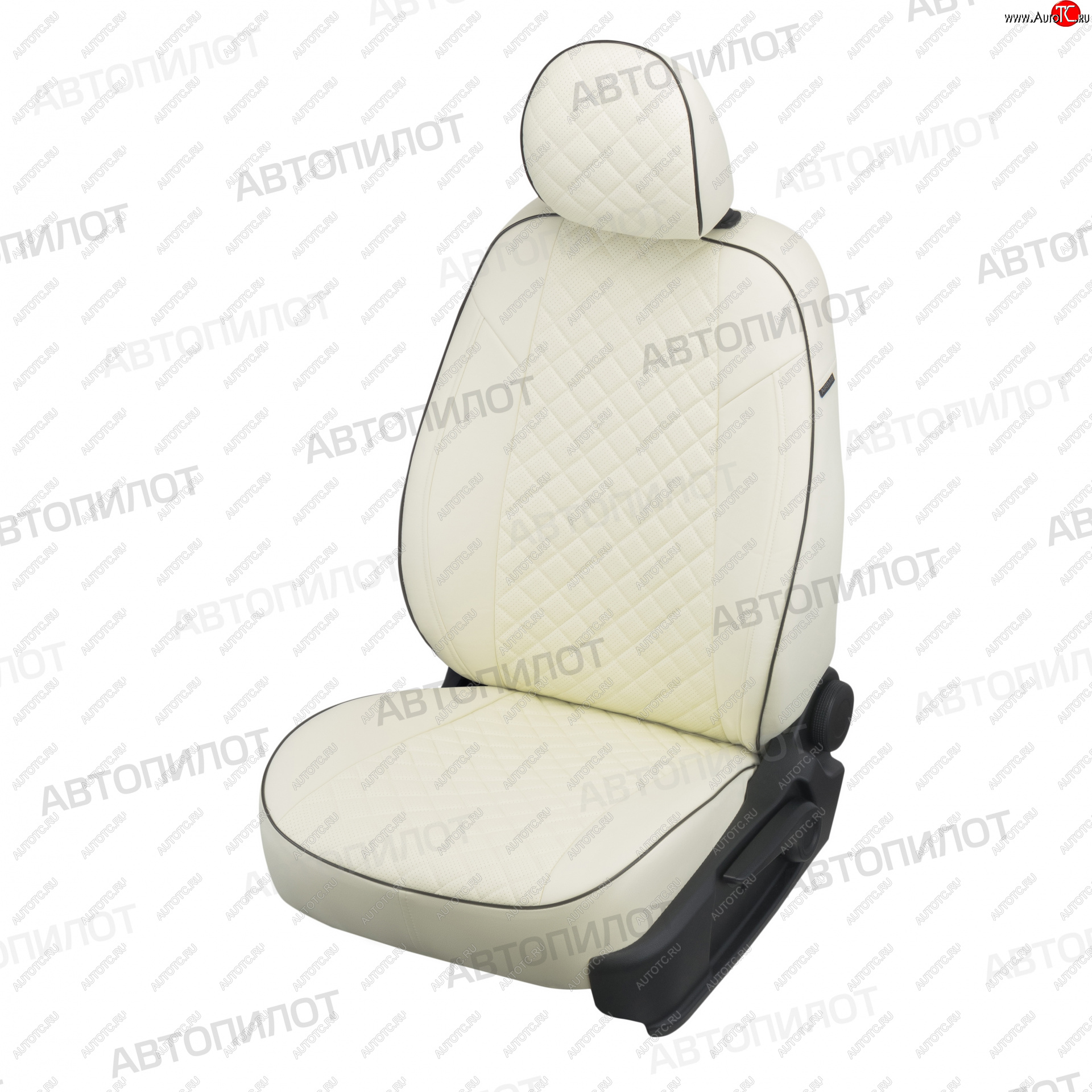 21 999 р. Чехлы сидений (экокожа, 9 мест) Автопилот Ромб Hyundai Starex/H1 A1 рестайлинг (2004-2007) (белый)  с доставкой в г. Керчь
