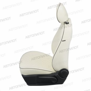 21 999 р. Чехлы сидений (экокожа, 9 мест) Автопилот Ромб Hyundai Starex/H1 A1 рестайлинг (2004-2007) (белый)  с доставкой в г. Керчь. Увеличить фотографию 5