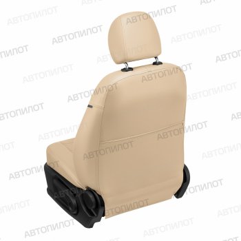 13 649 р. Чехлы сидений (экокожа/алькантара) Автопилот KIA Magentis (2000-2005) (бежевый)  с доставкой в г. Керчь. Увеличить фотографию 4