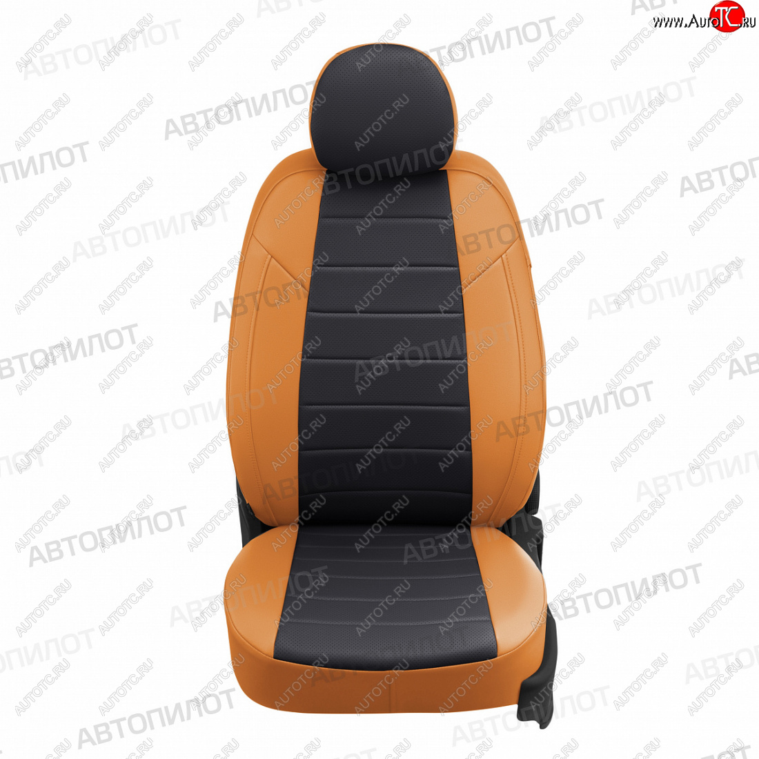 13 649 р. Чехлы сидений (экокожа) Автопилот  Hyundai Terracan  HP (2001-2007) дорестайлинг, рестайлинг (оранж/черный)  с доставкой в г. Керчь