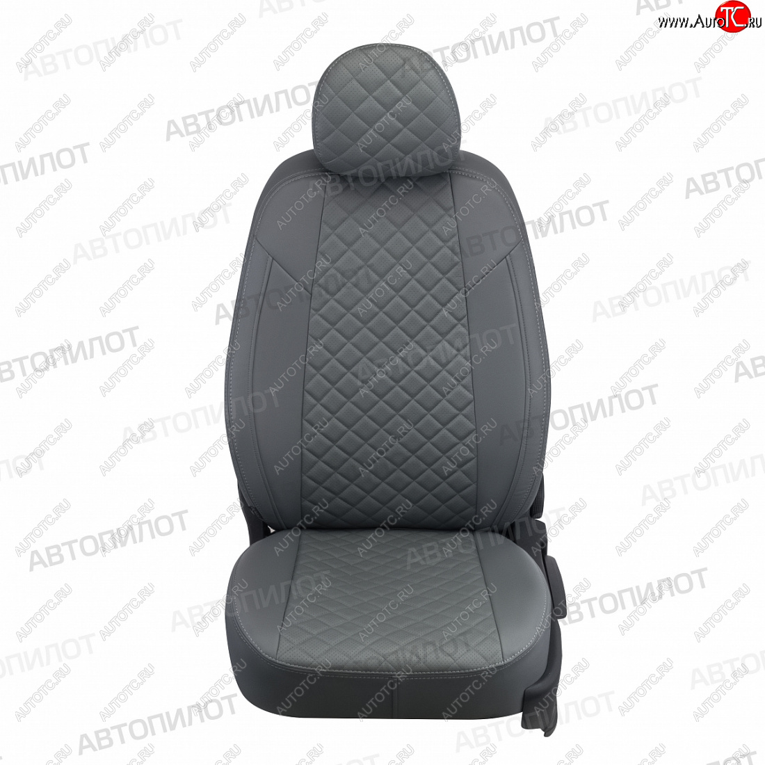 14 249 р. Чехлы сидений (экокожа) Автопилот Ромб  KIA Carens  FC, RS (1999-2006) дорестайлинг, рейсталинг (серый)  с доставкой в г. Керчь