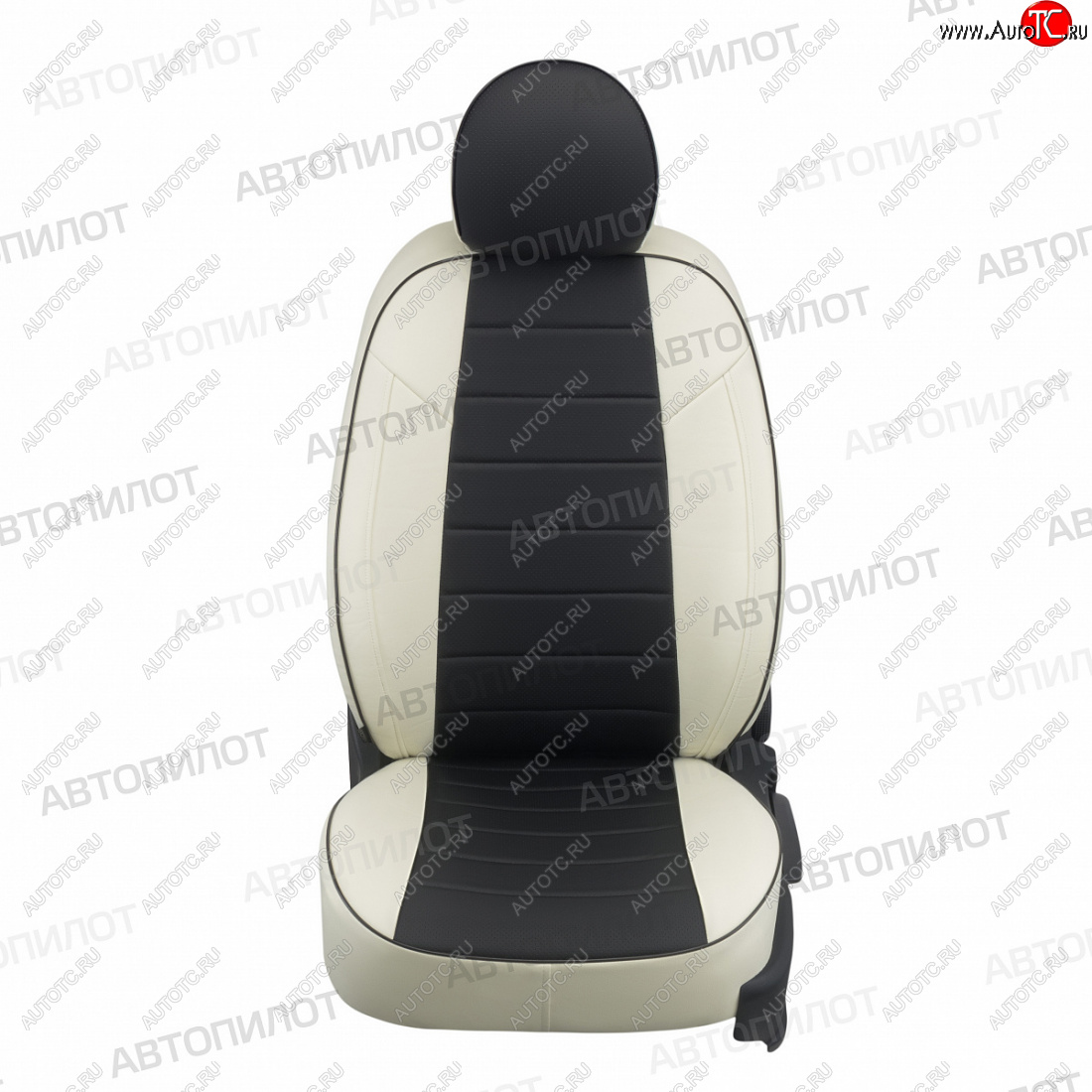 13 649 р. Чехлы сидений (экокожа) Автопилот  KIA Picanto ( 2 TA хэтчбэк 5 дв.,  2 TA хэтчбэк 3 дв.) (2011-2017) дорестайлинг, рестайлинг (белый/черный)  с доставкой в г. Керчь