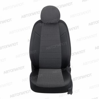 13 649 р. Чехлы на сиденья Велюр (раздел. 40/60 экокожа) Автопилот Nissan Juke 1 YF15 дорестайлинг (2010-2014) (черный)  с доставкой в г. Керчь. Увеличить фотографию 3