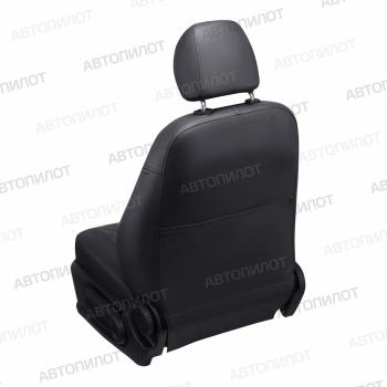14 249 р. Чехлы на сиденья Алькантара ромб (раздел. 40/60 экокожа) Автопилот  Nissan Micra  K12 (2002-2010) 5 дв. дорестайлинг, 5 дв. 2-ой рестайлинг (черный/темно серый)  с доставкой в г. Керчь. Увеличить фотографию 4