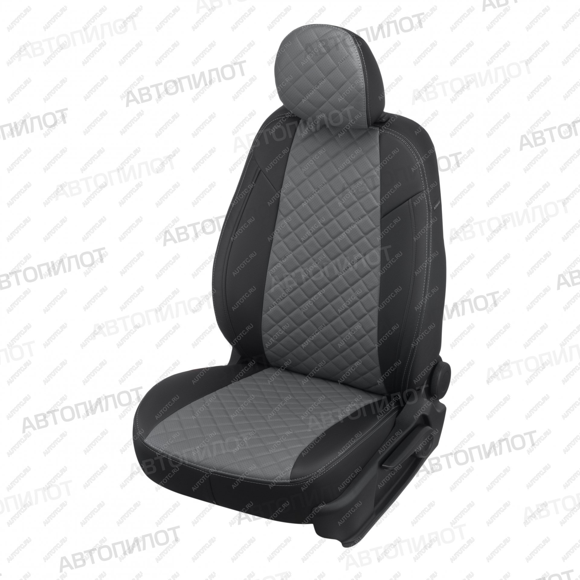 8 249 р. Чехлы на сиденья Экокожа (раздел. 40/60 экокожа) Автопилот  Nissan Note  1 (2004-2013) E11 дорестайлинг, E11 рестайлинг (черный/серый)  с доставкой в г. Керчь