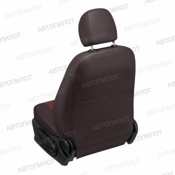 13 649 р. Чехлы на сиденья Алькантара (раздел. 40/60 экокожа) Автопилот  Renault Fluence - Megane  купе 3 дв. (шоколад)  с доставкой в г. Керчь. Увеличить фотографию 4