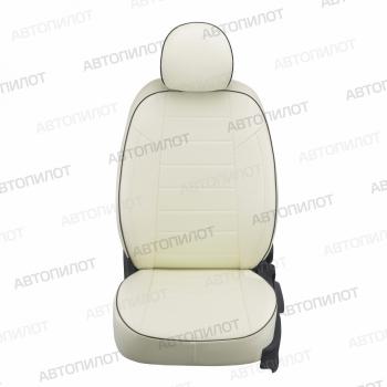 13 649 р. Чехлы на сиденья Экокожа (к. Elegance с подлокот. 40/60 экокожа) Автопилот  Skoda Octavia  A7 (2012-2020) дорестайлинг лифтбэк, дорестайлинг универсал, рестайлинг лифтбэк, рестайлинг универсал (белый)  с доставкой в г. Керчь. Увеличить фотографию 4