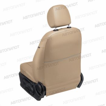 13 649 р. Чехлы на сиденья Экокожа (задн.сид раздел. 40/60 экокожа) Автопилот  Fiat Sedici (2005-2014), Suzuki SX4 ( YA21S,YB21S,  GYA,GYB) (2006-2016) (темно-бежевый)  с доставкой в г. Керчь. Увеличить фотографию 5