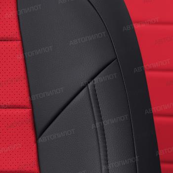 13 649 р. Чехлы на сиденья Экокожа (к. Comfort Luxe экокожа) Автопилот  Уаз Патриот ( 23632,  3163 5 дв.) (2016-2025) 2-ой рестайлинг пикап, 2-ой рестайлинг (черный/красный)  с доставкой в г. Керчь. Увеличить фотографию 6