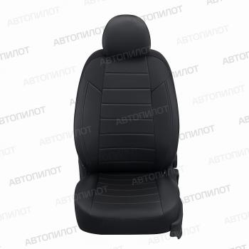 8 249 р. Чехлы на сиденья Экокожа (к. Sport Line Comfort Line раздел. 40/60 + вырез под подлокот.+ надкрыльн. экокожа) Автопилот Volkswagen Passat B6 седан (2005-2011) (черный)  с доставкой в г. Керчь. Увеличить фотографию 5