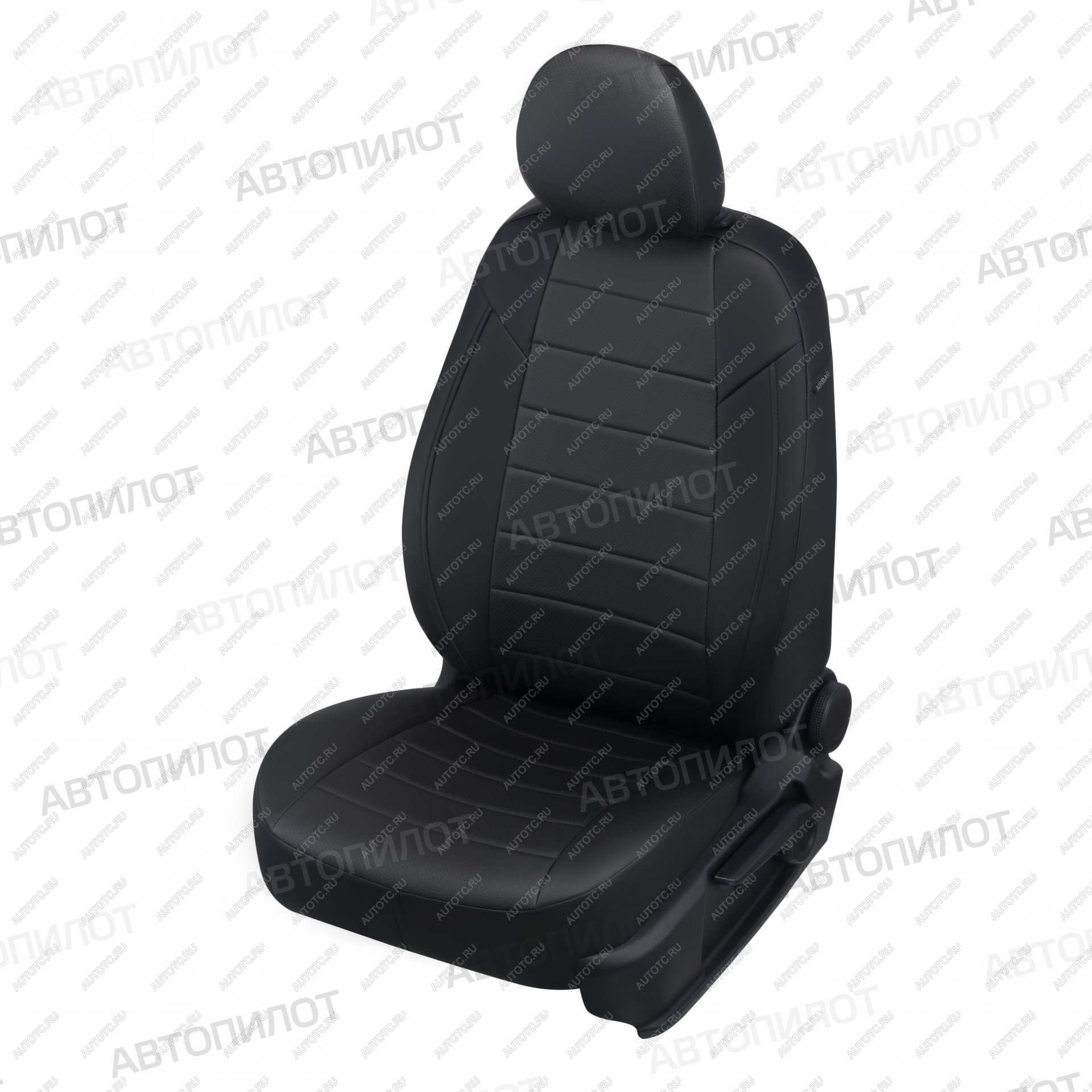 8 249 р. Чехлы на сиденья Экокожа (к. Sport Line Comfort Line раздел. 40/60 + вырез под подлокот.+ надкрыльн. экокожа) Автопилот Volkswagen Passat B6 седан (2005-2011) (черный)  с доставкой в г. Керчь