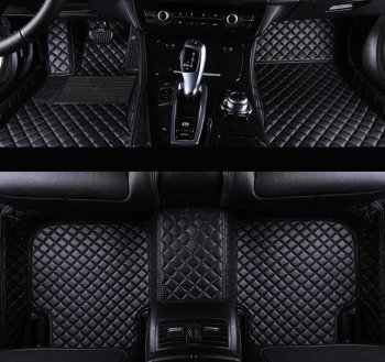 Ковры ( Кожа экокожа) Автопилот Honda CR-V RW,RT дорестайлинг (2016-2020) (черный)