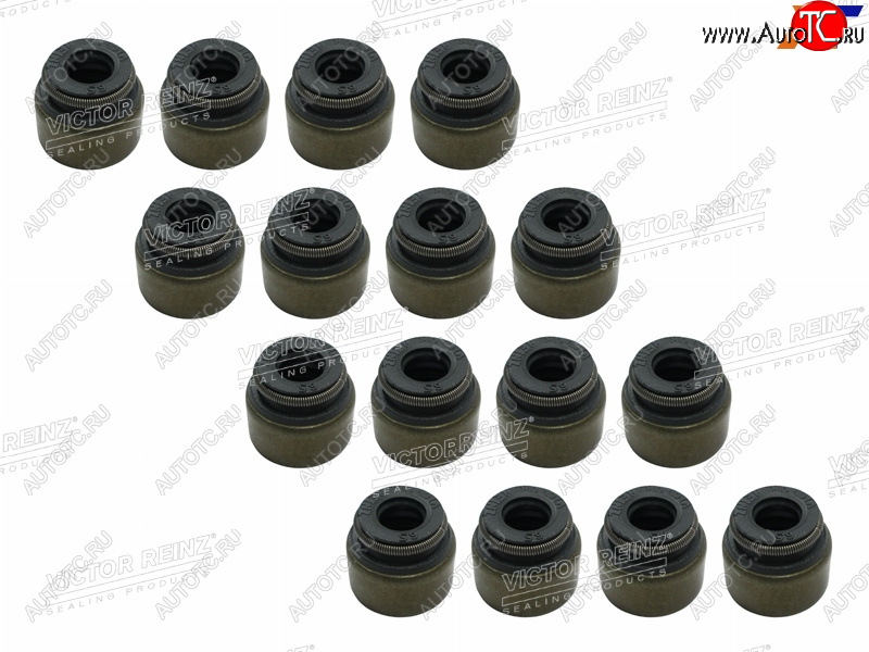 2 689 р. Комплект маслосъёмных колпачков TOYOTA 1ZZ-FEM20AFKS1-2MZ-FE1-2AZ#2ZR-FE3S-FSE впусквыпуск (16 VICTOR REINZ 12-54024-01  с доставкой в г. Керчь