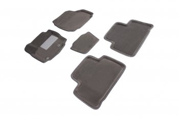 Комплект ковриков салона (ворсовые, 3D) SEINTEX Ford S-Max 1 дорестайлинг (2006-2010) (Серый)