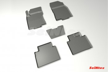 Резиновые коврики с высоким бортом SEINTEX Renault Koleos 2 (2016-2025) (Черный)
