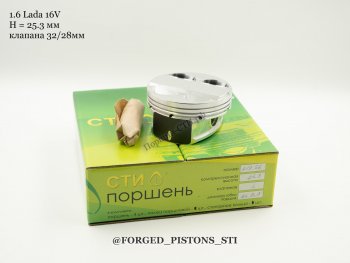 15 999 р. Поршни СТИ 16-кл высота 25.3 палец 1950 под клапана 3228 кольца 1,21,52,0 вытесн.-0,2  342989618  с доставкой в г. Керчь. Увеличить фотографию 6