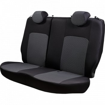 5 599 р. Комплект чехлов для сидений (РЗСиС 60/40 жаккард) Дублин Lord Autofashion Chevrolet Niva 2123 рестайлинг (2009-2020) (серый, вставка Сеул серая, строчка серая)  с доставкой в г. Керчь. Увеличить фотографию 3