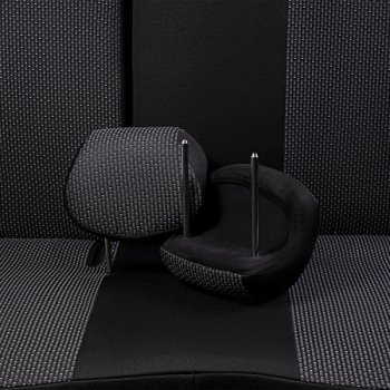 5 599 р. Комплект чехлов для сидений (РЗСиС 60/40 жаккард) Дублин Lord Autofashion Chevrolet Niva 2123 рестайлинг (2009-2020) (серый, вставка Сеул серая, строчка серая)  с доставкой в г. Керчь. Увеличить фотографию 5