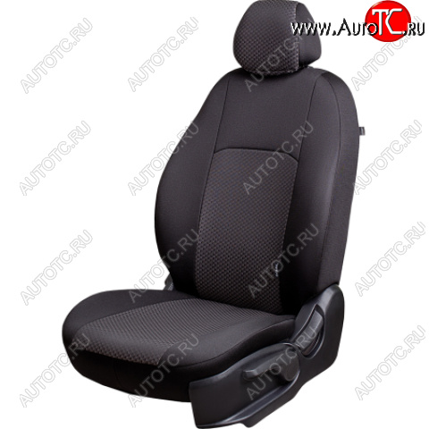5 499 р. Комплект чехлов для сидений (РЗСиС 60/40 2Г жаккард) Дублин Lord Autofashion  Chevrolet Niva  2123 (2002-2020) дорестайлинг, рестайлинг (серый, вставка Стежок серый, строчка серая))  с доставкой в г. Керчь