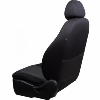 5 949 р. Комплект чехлов для сидений (РЗСиС 60/40 2Г жаккард) Дублин Lord Autofashion  Chevrolet Niva 2123 рестайлинг (2009-2020) (серый, вставка Сеул серая, строчка серая)  с доставкой в г. Керчь. Увеличить фотографию 2