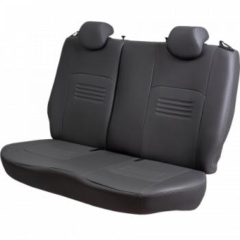 9 449 р. Комплект чехлов для сидений (РЗС 40/60 3Г Илана+Орегон) ТУРИН СТ Lord Autofashion KIA Rio 4 FB дорестайлинг седан (2016-2020) (серый, вставка серая, строчка серая)  с доставкой в г. Керчь. Увеличить фотографию 7