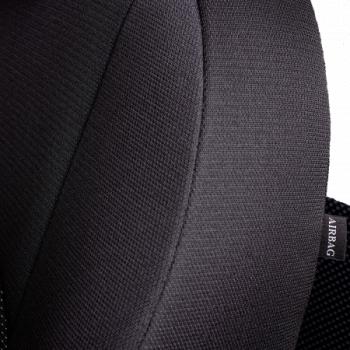 5 549 р. Комплект чехлов для сидений (ЦЗС Жаккард) Дублин Lord Autofashion  Лада Нива 4х4  2121 (1977-2019) 3 дв. дорестайлинг (черный, вставка Ёж белая)  с доставкой в г. Керчь. Увеличить фотографию 9