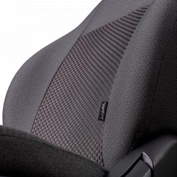 5 249 р. Комплект чехлов для сидений (ЦЗС Жаккард) Дублин Lord Autofashion  Лада Нива 4х4  2121 - нива 4х4  2121 (серый, вставка Стежок серая)  с доставкой в г. Керчь. Увеличить фотографию 7
