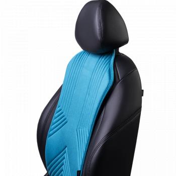 2 599 р. Накидка на сиденье (1 место Афины) ЛЮКС ст ВАН ВЭЙ Lord Autofashion   (бирюзовый, строчка темно-бирюзовая)  с доставкой в г. Керчь. Увеличить фотографию 6