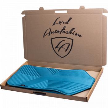 2 599 р. Накидка на сиденье (1 место Афины) ЛЮКС ст ВАН ВЭЙ Lord Autofashion   (бирюзовый, строчка темно-бирюзовая)  с доставкой в г. Керчь. Увеличить фотографию 7