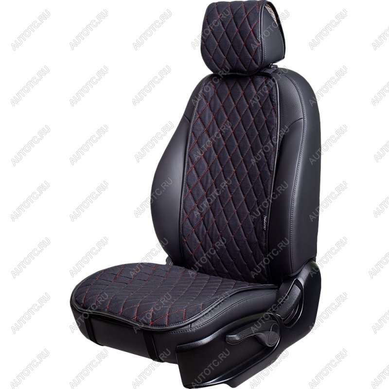 1 299 р. Накидка на сиденье (1 место Атланта) МОНРО ст РОМБ Lord Autofashion    с доставкой в г. Керчь