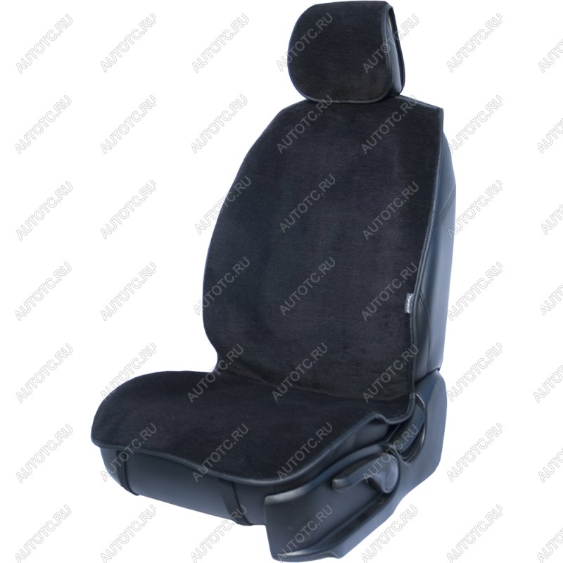 7 849 р. Накидка на сиденье (5 мест Мех) ТЕЙЛОР Мех Lord Autofashion   (черный)  с доставкой в г. Керчь