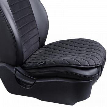 559 р. Подушка-комфорт ст РОМБ (Софа) Lord Autofashion   (серый, строчка серая)  с доставкой в г. Керчь. Увеличить фотографию 2