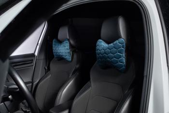 439 р. Подушка-косточка (Илана+Афины) КОСТОЧКА ст СОТА Lord Autofashion   (черный, мурена, строчка бежевая)  с доставкой в г. Керчь. Увеличить фотографию 6