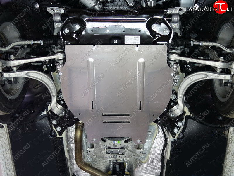 6 899 р. Защита КПП ТСС Тюнинг  Audi A4  B9 (2016-2020) дорестайлинг,седан (алюминий 4 мм)  с доставкой в г. Керчь