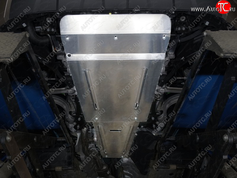 9 499 р. Защита картера двигателя (V-3.0TDI, алюминий) TCC  Volkswagen Touareg  CR (2018-2025)  с доставкой в г. Керчь
