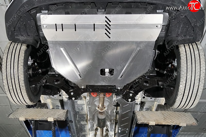 13 999 р. Защита картера и КПП (2WD 1.5T) ТСС Тюнинг Changan CS35 Plus рестайлинг (2021-2025) (алюминий 4 мм)  с доставкой в г. Керчь