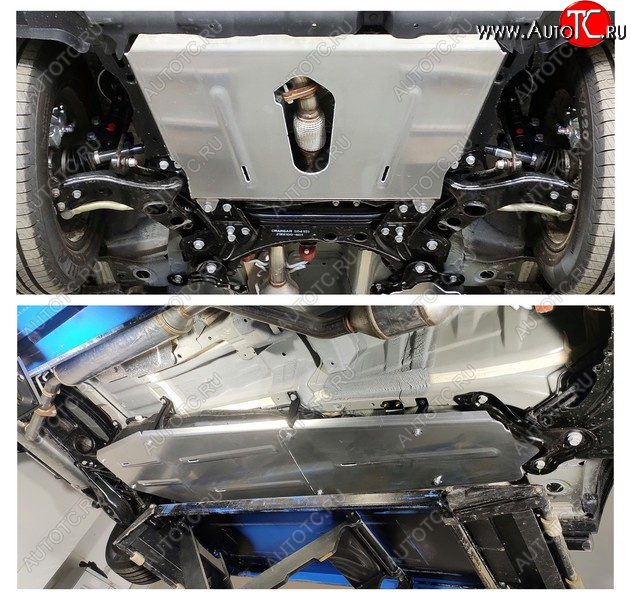 22 999 р. Защиты комплект (картер, кпп, бака и адсорбера) 2WD ТСС Тюнинг  Changan CS75 (2018-2022) 1-ый рестайлинг (алюминий 4 мм)  с доставкой в г. Керчь