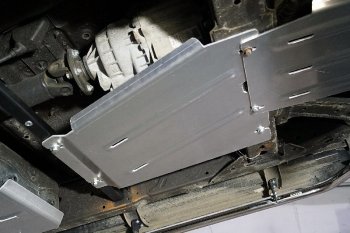 Защита раздаточной коробки 2.3D AT Luxury ТСС Тюнинг Dong Feng DF6 пикап (2022-2025) (алюминий 4 мм)