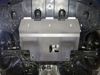 Защита картера и КПП ТСС Тюнинг Hyundai Elantra ( AD,  CN7) (2016-2023), Hyundai I30  3 PD (2017-2020), Hyundai I30 Fastback  PD (2017-2023), KIA Cerato  4 BD (2018-2025) (алюминий 4 мм)