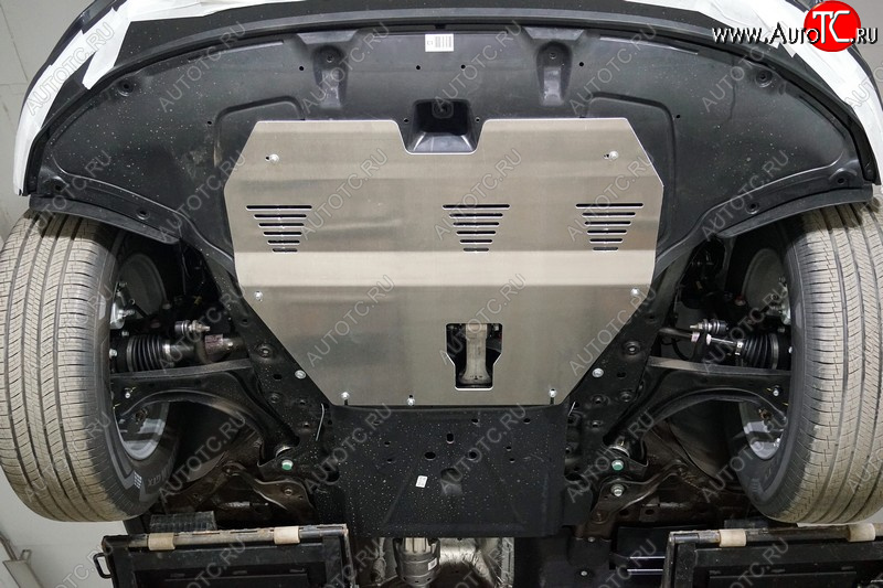 9 099 р. Защита картера и КПП ТСС Тюнинг  Hyundai Tucson  NX4 (2020-2022) (алюминий 4 мм)  с доставкой в г. Керчь