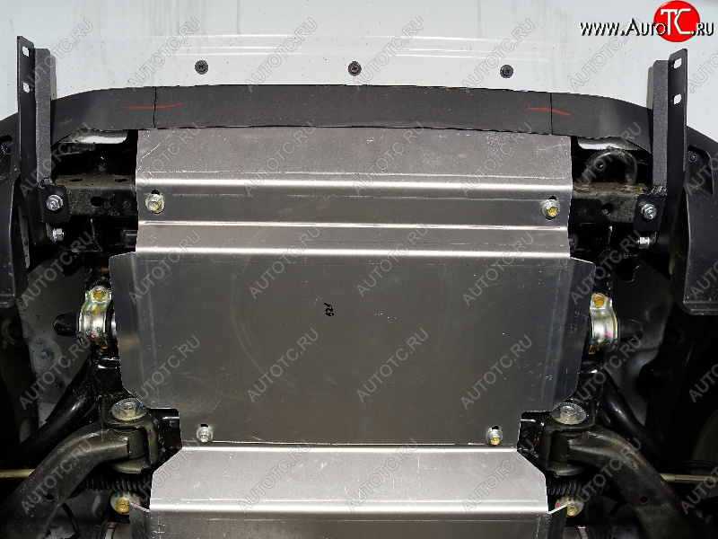 4 599 р. Защита радиаторов ТСС Тюнинг  Isuzu D-Max  RG (2020-2023) DoubleCab (алюминий 4 мм)  с доставкой в г. Керчь