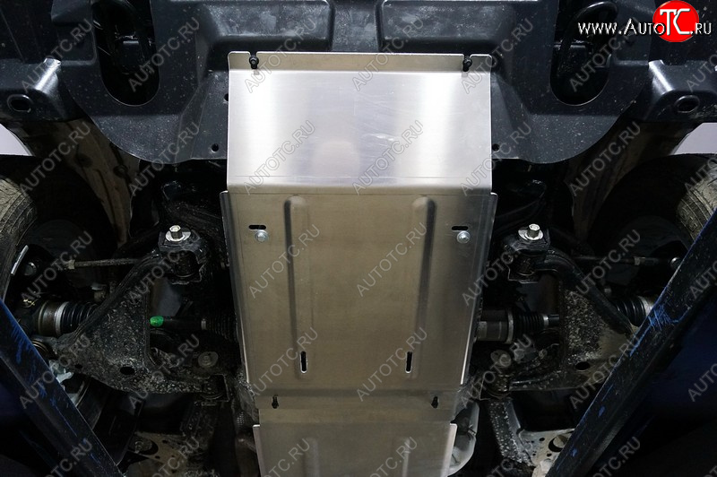 7 199 р. Защита картера и переднего моста ТСС Тюнинг  JAC T6 (2018-2024) пикап (алюминий 4 мм)  с доставкой в г. Керчь