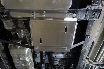 Защита раздаточной коробки 2-0T (бенз) ТСС Тюнинг JAC T6 (2018-2024) пикап (алюминий 4 мм)