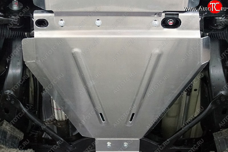 7 899 р. Защита КПП и рулевой рейки ТСС Тюнинг  KIA Mohave  HM2 (2019-2022) (алюминий 4 мм)  с доставкой в г. Керчь