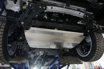 Защита картера и КПП ТСС Тюнинг Lexus ES300h  XV60 (2012-2015), Lexus ES350  XV60 (2012-2018), Lexus RX  200T (2015-2017), Lexus RX270  AL10 (2010-2015), Toyota Highlander ( XU40,  XU50) (2010-2020) (алюминий 4 мм )