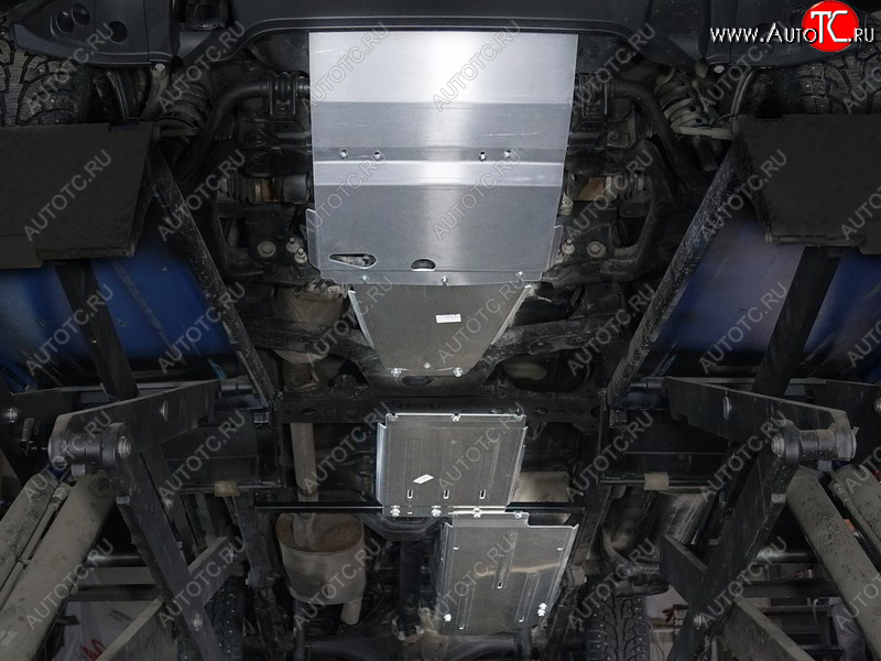 21 649 р. Защиты комплект (картер и радиатор, кпп, рк, бак) v-2-5 л. ТСС Тюнинг  Mercedes-Benz X class  W470 (2017-2020) (алюминий 4 мм)  с доставкой в г. Керчь