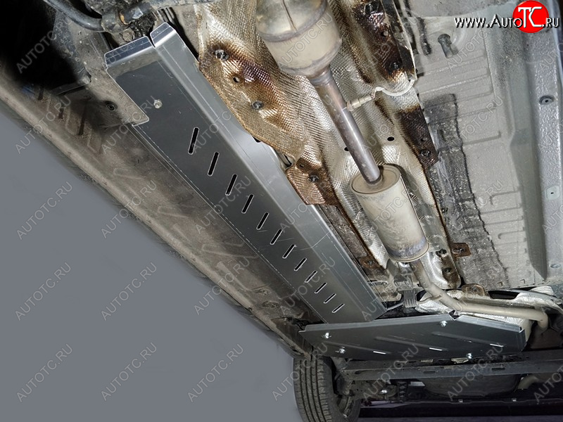 6 899 р. Защита топливной магистрали ТСС Тюнинг  Renault Logan Stepway (2018-2025) (алюминий 4 мм)  с доставкой в г. Керчь