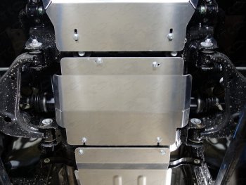 Защита картера ТСС Тюнинг Toyota Fortuner  AN160 - Hilux ( AN20,AN30,  AN120) (алюминий 4 мм)