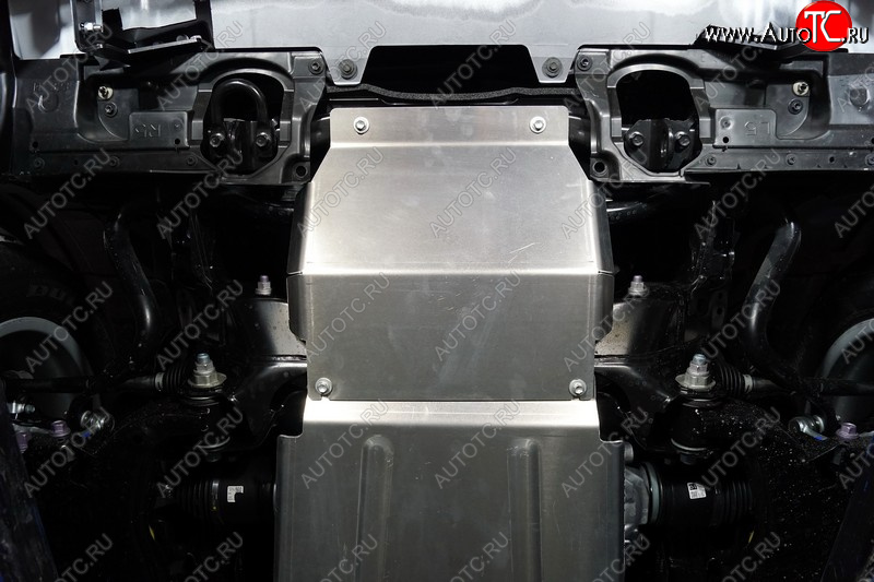 3 079 р. Защита радиатора ТСС Тюнинг Toyota Land Cruiser J300 дорестайлинг (2021-2025) (алюминий 4 мм)  с доставкой в г. Керчь