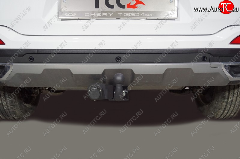 11 299 р. Фаркоп (тягово-сцепное устройство) ТСС Тюнинг  Chery Tiggo 4 Pro (2021-2025), Kaiyi X3 Pro (2023-2025) (шар А)  с доставкой в г. Керчь